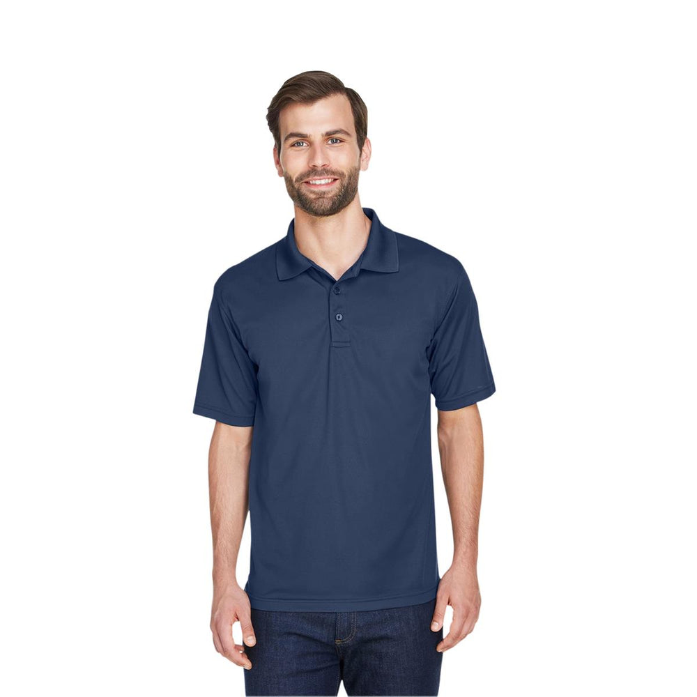 Ultraclub UltraClub Men's Cool & Dry Mesh Piqué Polo - Short-Sleeve 100% Polyester Cool and Dry Mesh Pique Polo Shirt, Men's, Columbia Blue, Size M - 8210 CLB M