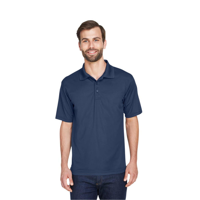 Ultraclub UltraClub Men's Cool & Dry Mesh Piqué Polo - Short-Sleeve 100% Polyester Cool and Dry Mesh Pique Polo Shirt, Men's, Columbia Blue, Size M - 8210 CLB M