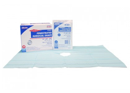 Dukal Caliber Surgical Drapes - DRAPE, STERILE, 18X26, FENESTRATE - 20-001