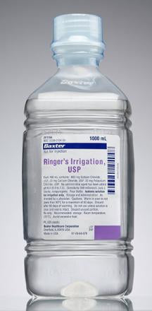 Baxter Healthcare Ringer's Irrigation, USP (Pour Bottle) - SOLUTION, LACT RING, IRRG, BTL, USP, 1000ML - 2F7164