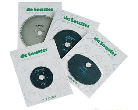 De Soutter Medical Saw Blades for CleanCast Saws - Stainless Steel Cast Saw Segment, 64 mm - 15140