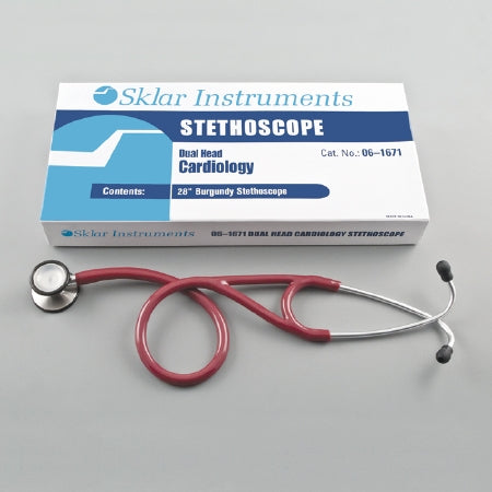 Sklar Cardiology Dual Stethoscopes - STETHESCOPE, CARDIO, DUAL, 28" - 06-1671