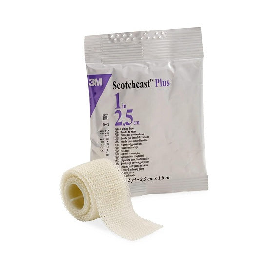 3M Scotchcast Plus Casting Tape - TAPE, CASTING, WHITE, 1"X2YDS - 82001