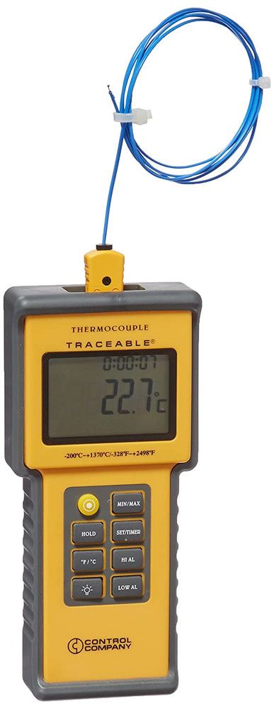 Co Total-Range Traceable Thermometers - Wide-Range Thermometer, Type K - 4015