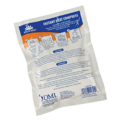 Briggs Healthcare Sol-R Heat Disposable Instant Heat Compress - Sol-R Heat Disposable Instant Heat Compress, 6" x 8.25", White - 61200039824