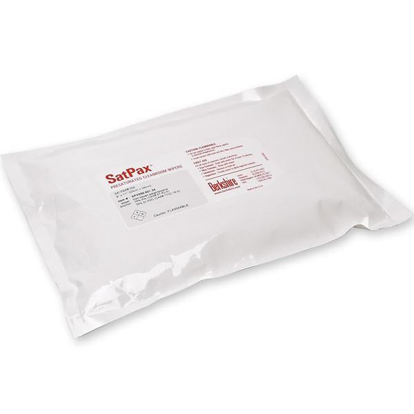 Berkshire Corporation SatPax 550 Pre-Wetted Wipers - SatPax 550 Wiper, 9"x 11", 50 Sheets / Pack - SPX550.004.24