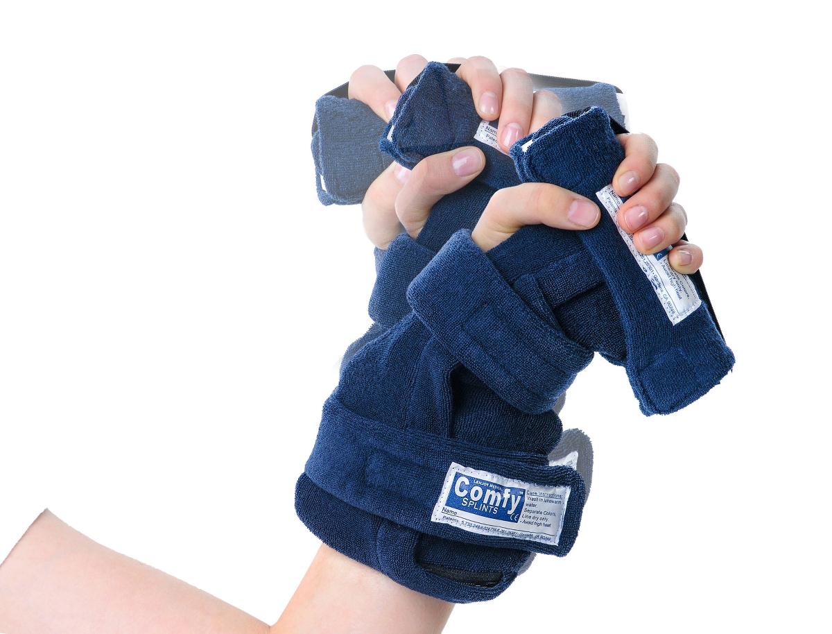 Comfy Splints Comfy Splint Deviation Finger Extender - SPLINT, DVATN, FNGR EXTNDR, ADL, NVY, HLINR - DF-101-H