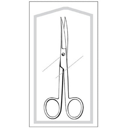 Sklar Econo Sterile Operating Scissors - Econo Sterile Operating Scissors, Curved, Sharp / Sharp, 5-1/2" - 96-2527