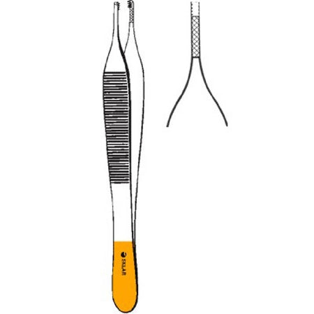 Sklar Adson-Brown Tungsten Carbide Tissue Forceps - Adson Brown Tissue Forceps, Side-Grasping - 51-1447