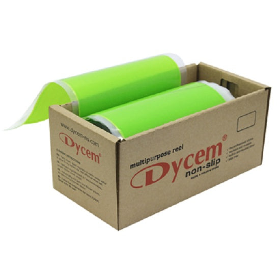 Fabrication Enterprises Original Dycem Nonslip Material - Dycem Nonslip Material, 8" x 16 yd., Lime Green - 50-1503LIM