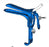 Sk Sklar Blue Graves Vaginal Speculum - SPECULUM, VAGINAL, XL W/LOOP, 4-3/4X1-1/2" - 91-5018