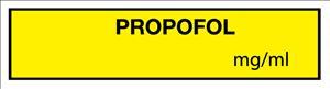 United Ad Label Co Propofol Tape - Propofol Tape, Yellow, 320/Roll - TJ010