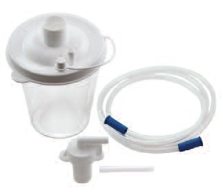 Drive Medical Vacu-Aide QSU Quiet Suction Units - Vacu-Aide QSU Suction Unit, Assembled Container Kit with Filter, 800 mL - 7305D-633