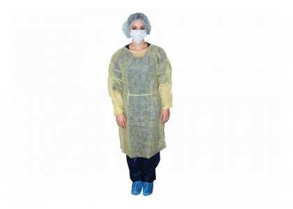 Dukal Corporation Isolation Gowns - GOWN, ISOLATION, NON, AAMI, RATED, BLUE - 301BL