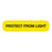 United Ad Label Medication Instruction Labels - PROTECT FROM LIGHT Labels, Yellow, 1-5/8" x 3/8", 1000/Roll - ULRXA1263