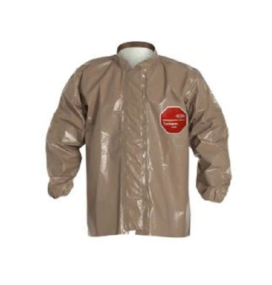 DuPont Tychem 5000 Protective Jackets - Tychem 5000 Jacket, Tan, Size L, Bulk Packed - C3670TTNLG000600