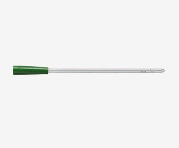 Coloplast Self-Cath Plus Olive Coudé Tip Catheters - Self-Cath Plus Intermittent Catheter, Tapered Olive Coudé Tip, Guide Stripe, Hydrophilic Coating, Sterile, 8 Fr x 16" - 4608