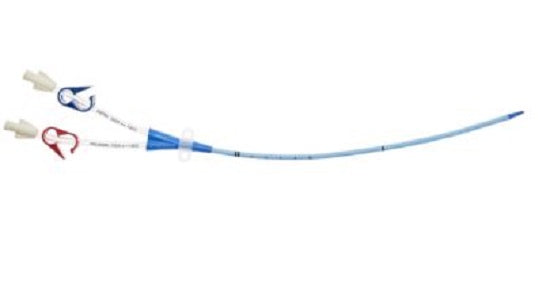 Teleflex Medical 2-Lumen Hemodialysis Catheterization Kits - Dual Lumen Hemodialysis Catheterization Kit, 12 Fr x 16 cm - CDC-22122-X1A