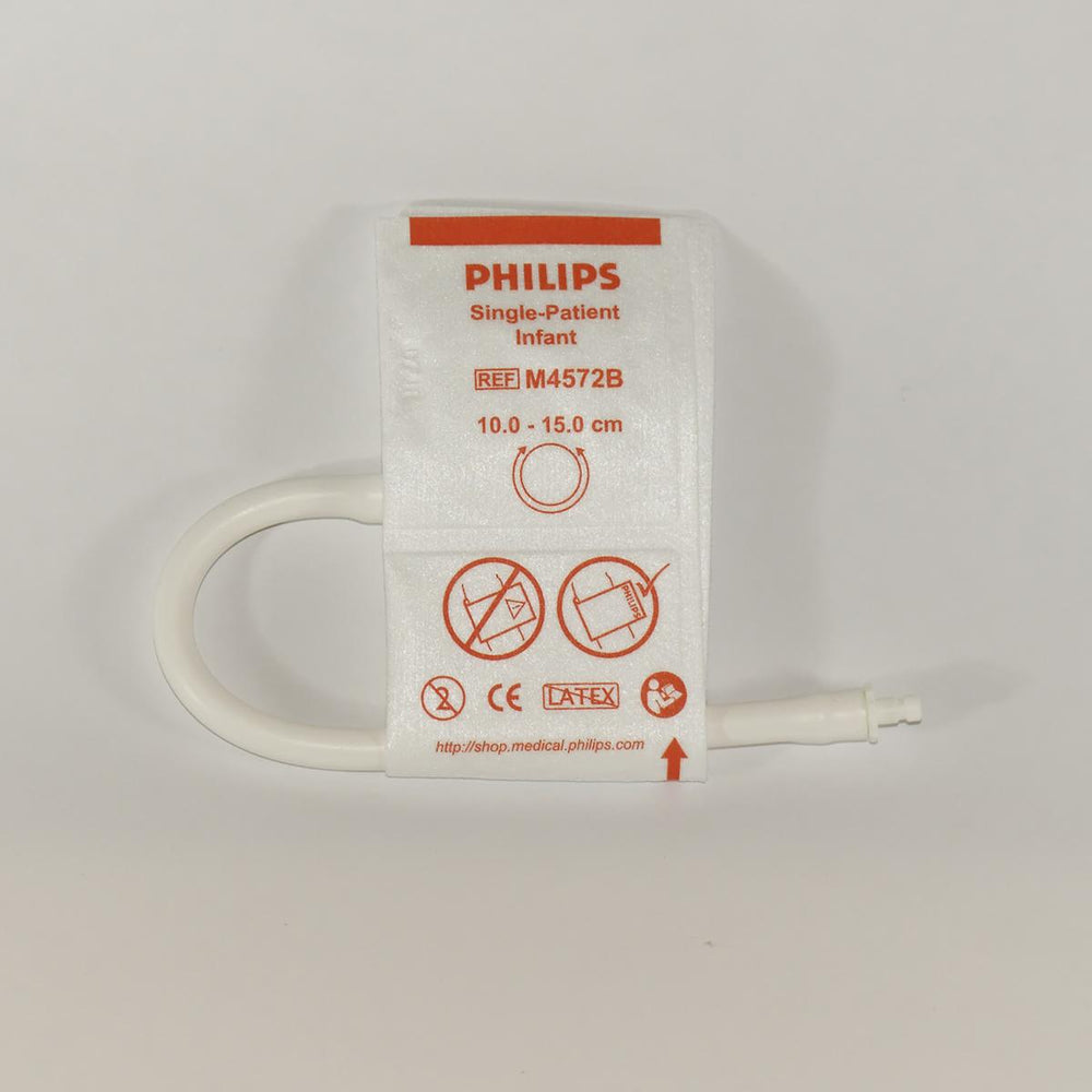 Philips Single Patient Soft Disposable Cuffs - Gentle Care Cuff, 2 Tube, Adult S - 989803148101