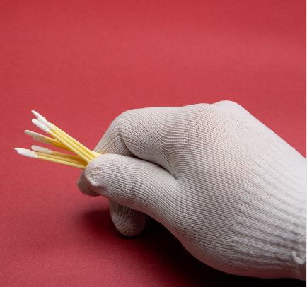 Berkshire Corp Lab-Tips Small Nonwoven Polyester Swab - Nonwoven Polyester Swab with Small Head and Flex Tip - LTN70F.20