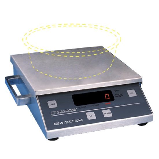 Welch Allyn 4302 Organ / Tissue Scales - Scale-Tronix Organ / Tissue Scale with Extended Capacity, 5000 g, Standard Weight, AC Power - 4302-EX-B