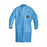 DuPont Proshield Basic Disposable Lab Coats - Proshield Frock with 3 Pockets and Knit Cuffs, Blue, Size 2XL - PB219SBU2X003000