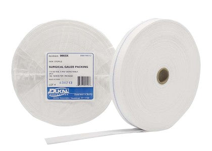 Dukal Corporation Non-Sterile Gauze Packing - GAUZE, NON-STERILE, 1"X100YDS, 4PLY - 9903