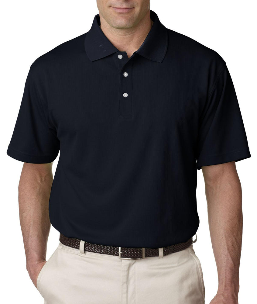 Ultraclub UltraClub Men's Cool & Dry Stain-Release Performance Polo - 100% Polyester Cool and Dry Stain-Release Performance Polo Shirt, Men's, Charcoal, Size 2XL - 8445-CHARCOAL-2XL