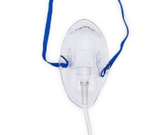 Salter Labs Capnovue Masks - Capnovue CO2 Mask with 7' Oxygen Line with Male Luer Lock Connector, Pediatric - 4723-7-0-50