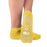 Principle Business Single-Imprint Terries Slipper Socks - Pillow Paws Single Imprint Terries Slipper Socks, Child 8-4.5, Yellow - 3942