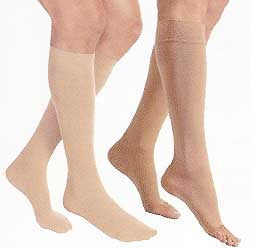 BSN 15-20mm JobstClsdToeKneeHighStkings - STOCK, KNEE, 15-20, CLOSED TOE, BEIGE, XL - 114815