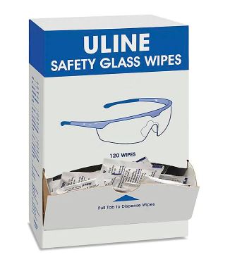 BOX, DISPENSER, WIPES, F / SAFETY GLASS, 5X8"