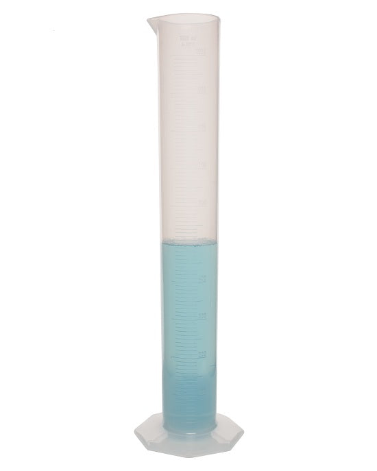 Bel-Art Polypropylene Single-Scale Graduated Cylinders - Bel-Art Single Scale 1000 mL Polypropylene Graduated Cylinder, 10.0-mL Graduation - F28458-0000