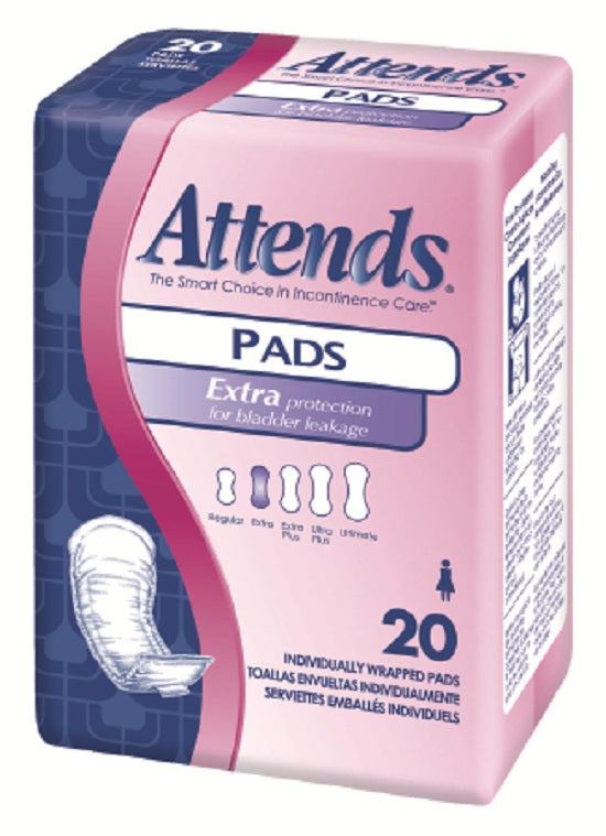 Attends Healthcare Products Attends Liner Inserts - Attends Incontinence Discreet Liner Insert, Light Absorbency, Women, 10.5" L, 20/Pack - LP0300