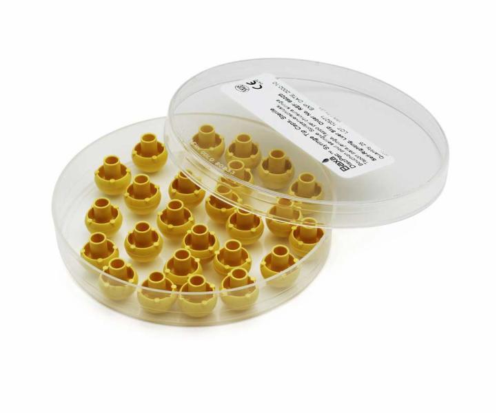 Baxter Healthcare Self-Righting Luer Slip Tip Caps - Self-Righting Tip Luer Slip, Tan, Sterile - H938672025