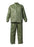 DuPont Tychem 2000 Jacket / Bib Overalls - Tychem 2000 SFR Jacket and Bib Overall, Green, Size L, Bulk Packed - QS750TGRLG000400