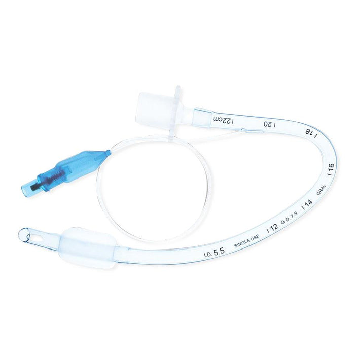 SunMed Cuffed Preformed Oral Endotracheal Tubes - Disposable Cuffed Preformed (ATG) (RAE) Oral Endotracheal Tube with 5.0 mm ID, 20 Fr - 1-7321-50