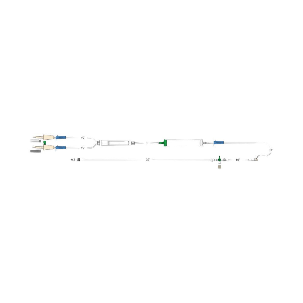 Codan US Walrus Blood Administration Set - Blood Pressure Pump Tubing Set, Vented Spike, Sterile, for W22347 - W22347