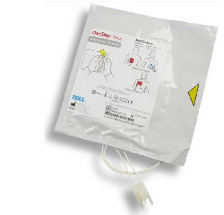 Zoll Medical Corporation OneStep Training Cable and Electrode - OneStep Basic Resuscitation Electrode for ZOLL M, R, and X Series Defibrillators - 8900-0221-01