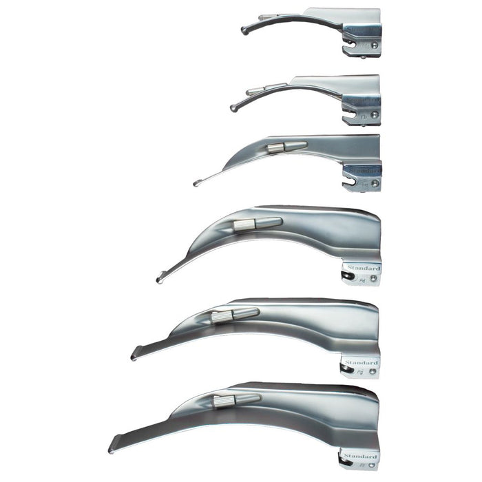 SunMed LED Macintosh American Profile Blades - Conventional Laryngoscope Macintosh American Blade with LED Illumination, Neonatal, Size 0 - 5-5852-00