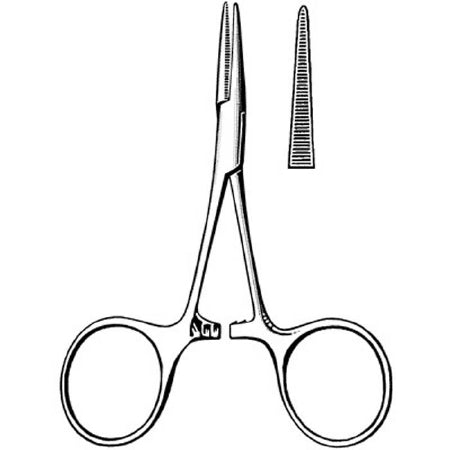 Sklar Hartmann Mosquito Forceps - FORCEPS, MOSQUITO, HARTMANN, STRAIGHT, 3-1/2 - 95-409