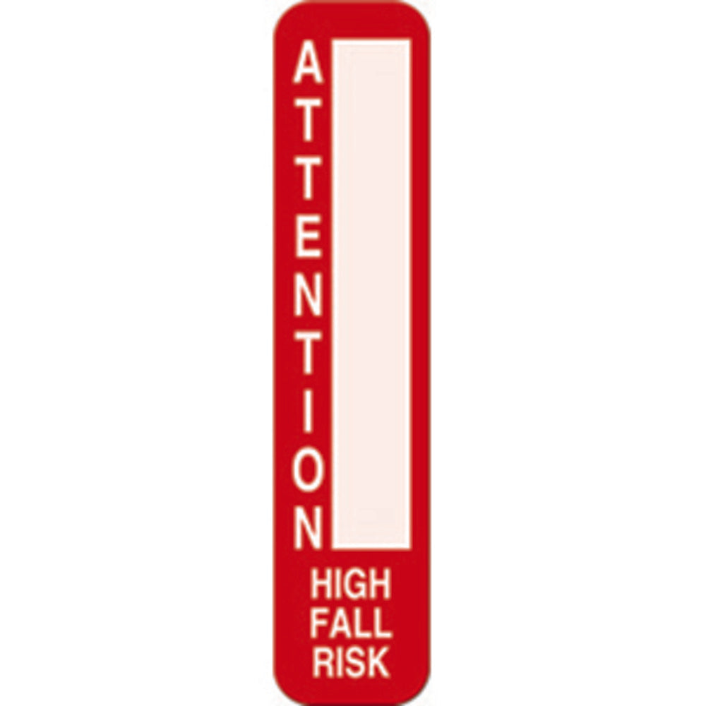 Briggs Healthcare Magnetic "Attention High Fall Risk" Sign - "Attention High Fall Risk" Magnetic Sign, 9" x 2" - 6509DS