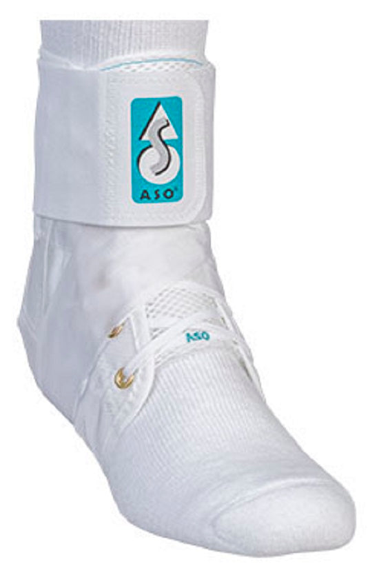 Med Specialties ASO Ankle Stabilizer - ASO Ankle Stabilizer, White, Size L - 264005