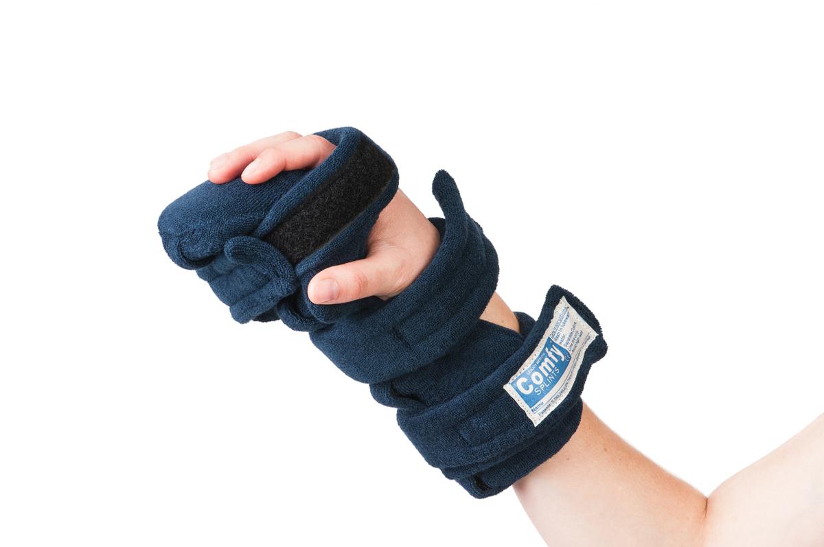 Comfy Splints Comfy Splint Hand-Thumb Cover - COVER, HAND / THUMB, PED L, GREEN, TERRY - PHC-1-L