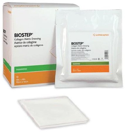 Smith & Nephew BIOSTEP Collagen Dressing - BIOSTEP Collagen Matrix Dressing, 4" x 4" - 66800125