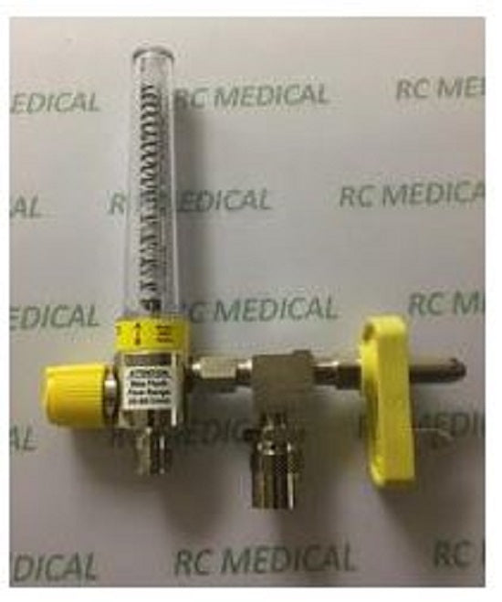 Precision Medical Chemetron Flowmeters - FLOWMETER, 0-15LPM, CHEMETRON, OUTLET, PTO - 1MFA2006PTO