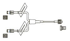 Codan US MiniBore Filter Extension Sets - SET, BIFURCATED MINIBORE EXTENSION - BC211