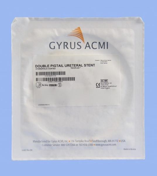 Circon / Gyrus ACMI Pigtail Ureteral Stents - Double Pigtail Ureteral Stent, 6 Fr x 26 cm - 5606026