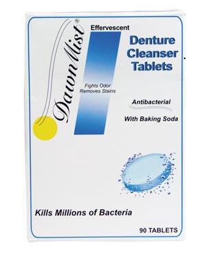 Du DawnMist Denture Cleanser Tablets - Denture Cleanser Tablets, 90/Box - DEN6290