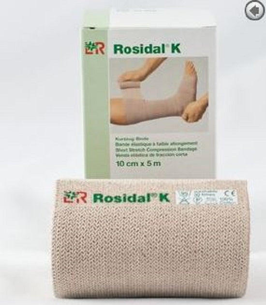 Lohmann and Rauscher Rosidal K Bandages - Rosidal K Bandage, Stretch, Short, 10 cm - 81515147